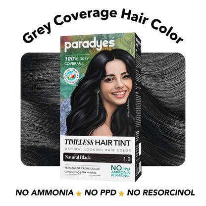 Paradyes Timeless Hair Tint Hair Color - Free of PPD, Ammonia & Resorcinol