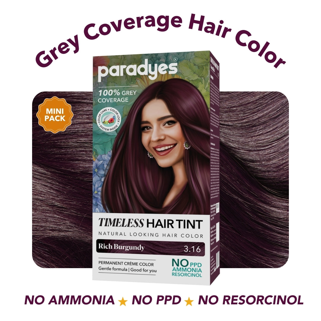 Paradyes Timeless Hair Tint Hair Color - Free of PPD, Ammonia & Resorcinol