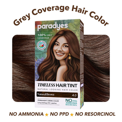 Paradyes Timeless Hair Tint Hair Color - Free of PPD, Ammonia & Resorcinol