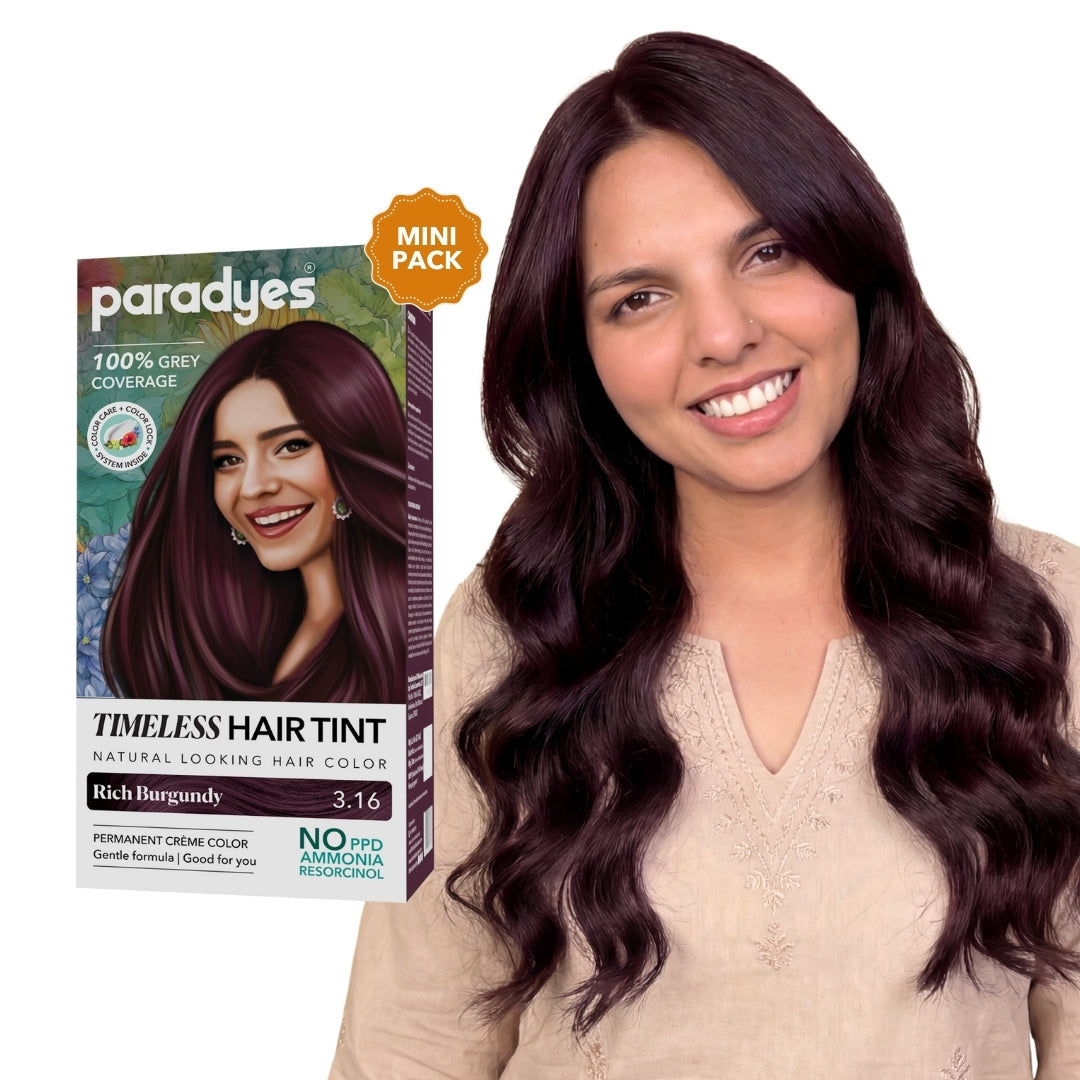 Paradyes Timeless Hair Tint Hair Color - Free of PPD, Ammonia & Resorcinol