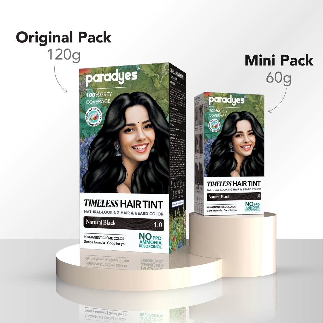 Paradyes Timeless Hair Tint Hair Color - Free of PPD, Ammonia & Resorcinol