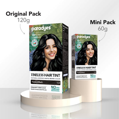 Paradyes Timeless Hair Tint Hair Color - Free of PPD, Ammonia & Resorcinol