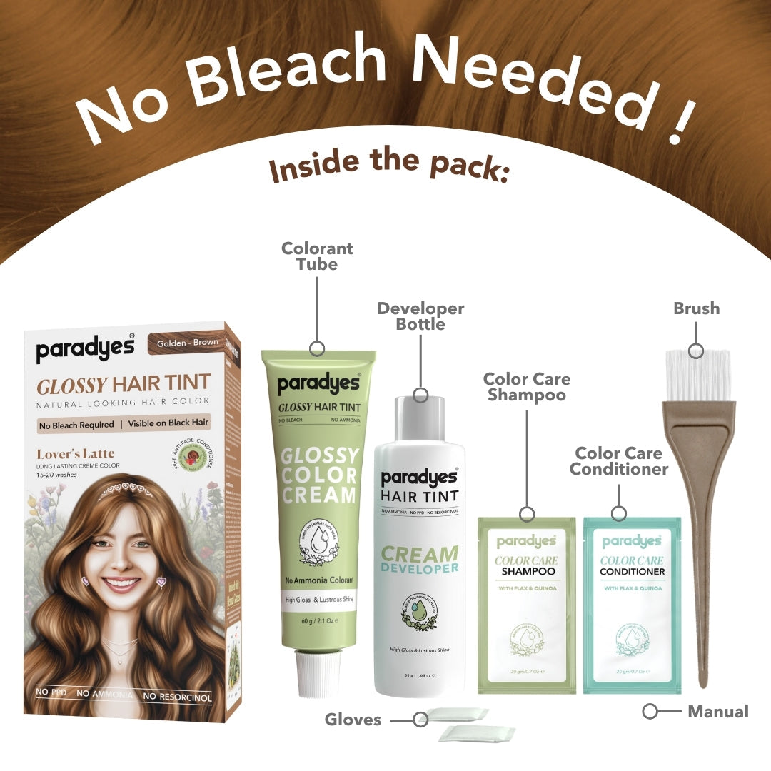 Paradyes No Bleach Glossy Hair Tint Hair Color