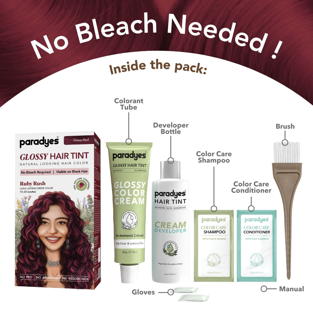 Paradyes No Bleach Glossy Hair Tint Hair Color