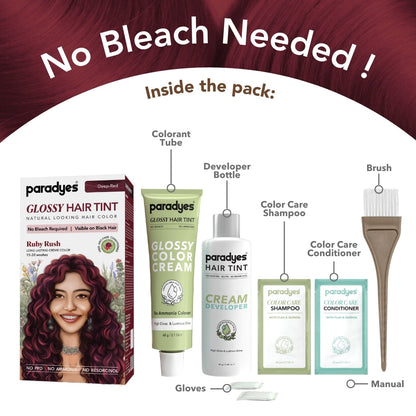 Paradyes No Bleach Glossy Hair Tint Hair Color