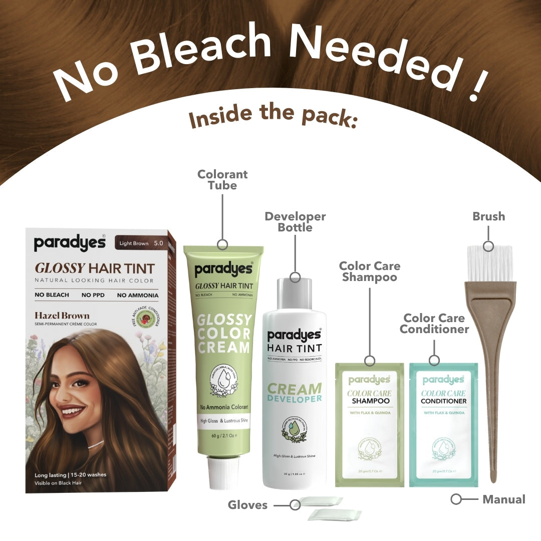 Paradyes No Bleach Glossy Hair Tint Hair Color