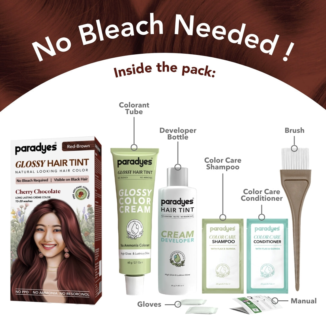 Paradyes No Bleach Glossy Hair Tint Hair Color