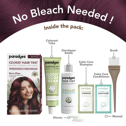 Paradyes No Bleach Glossy Hair Tint Hair Color