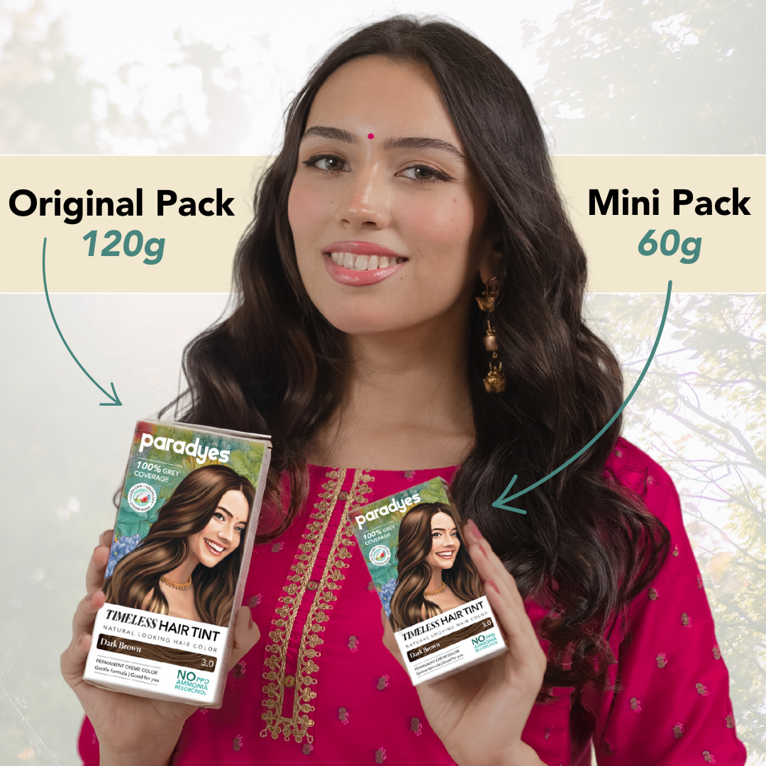 Paradyes Timeless Hair Tint Hair Color - Free of PPD, Ammonia & Resorcinol