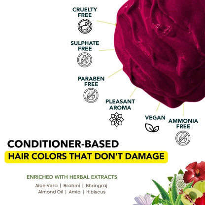Ruby Wine Semi-Permanent Hair Color