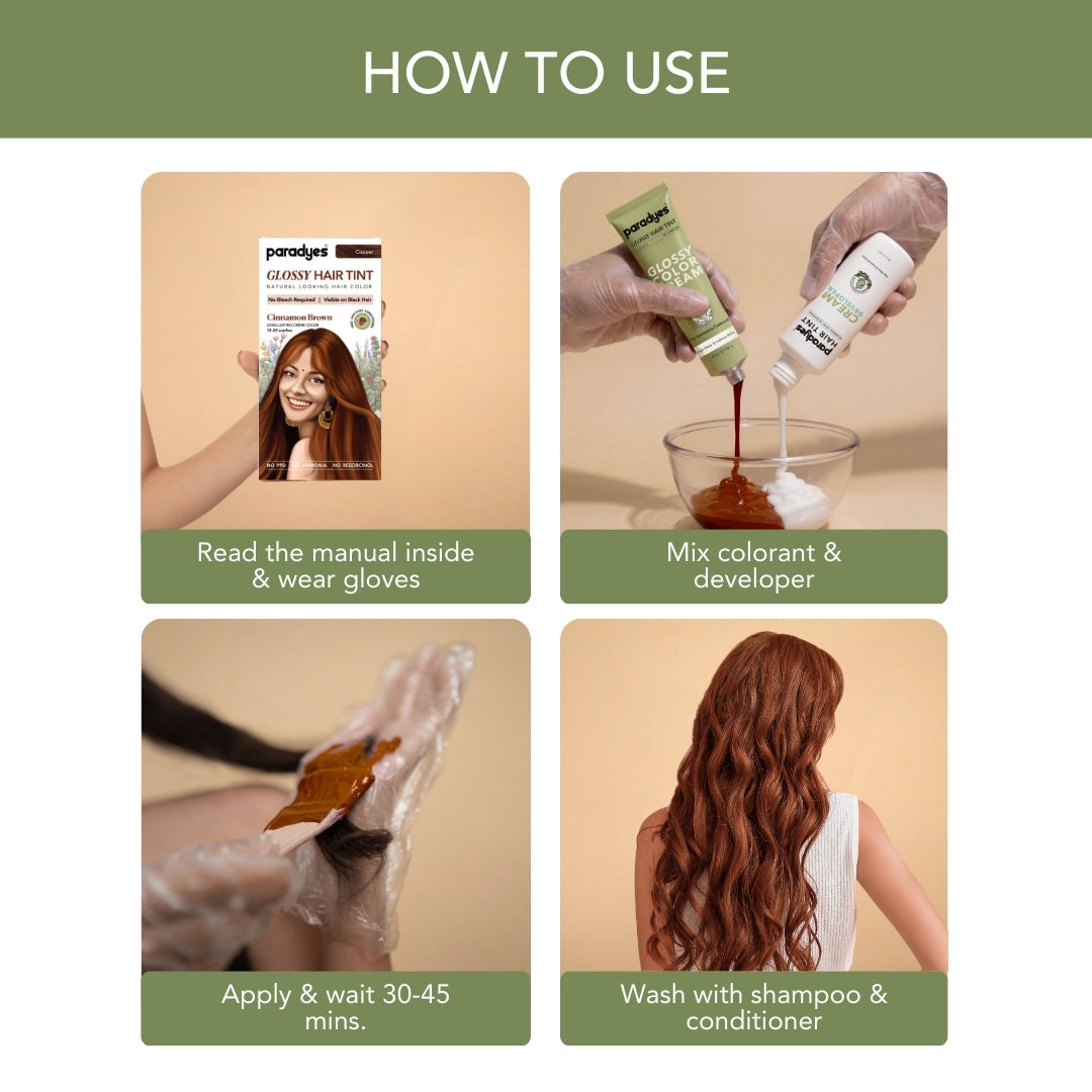 Paradyes No Bleach Glossy Hair Tint Hair Color