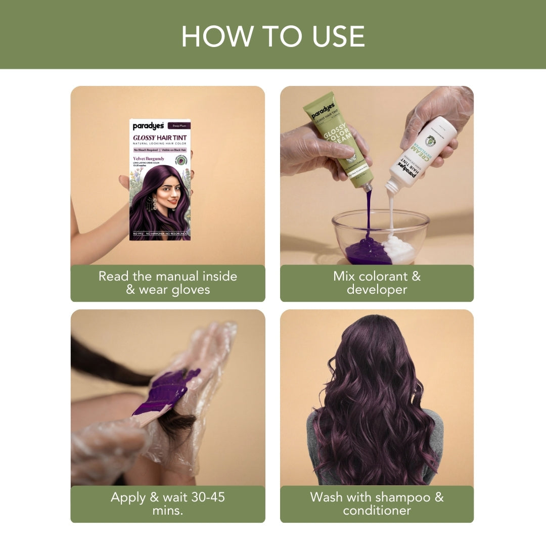 Paradyes No Bleach Glossy Hair Tint Hair Color