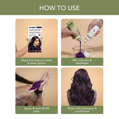 Paradyes No Bleach Glossy Hair Tint Hair Color