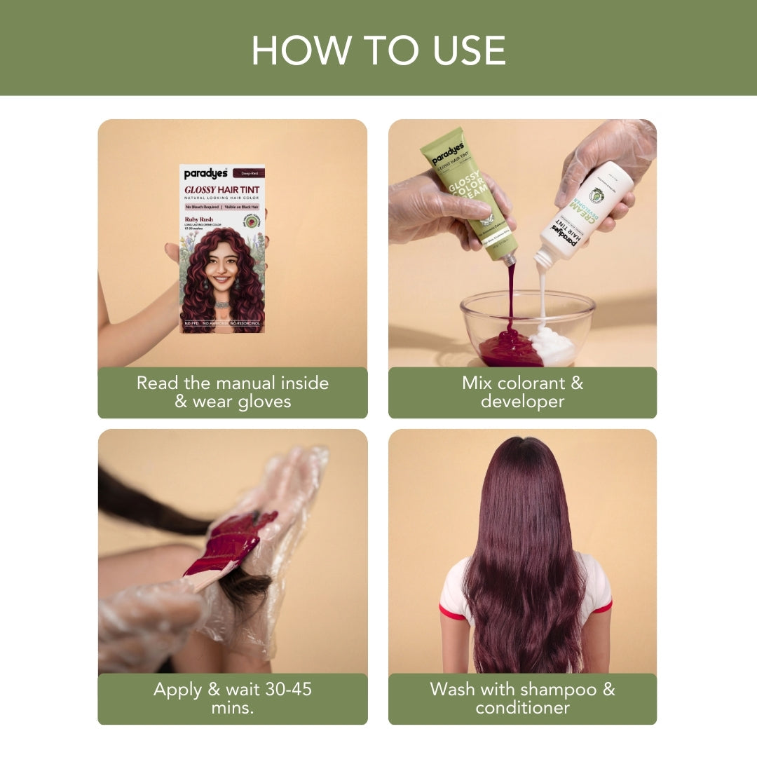 Paradyes No Bleach Glossy Hair Tint Hair Color