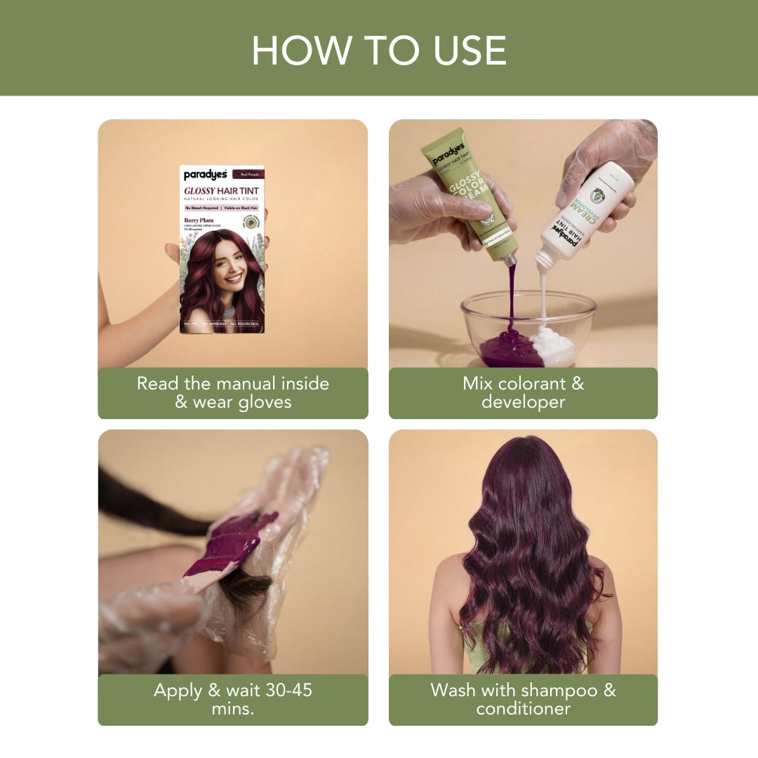 Paradyes No Bleach Glossy Hair Tint Hair Color