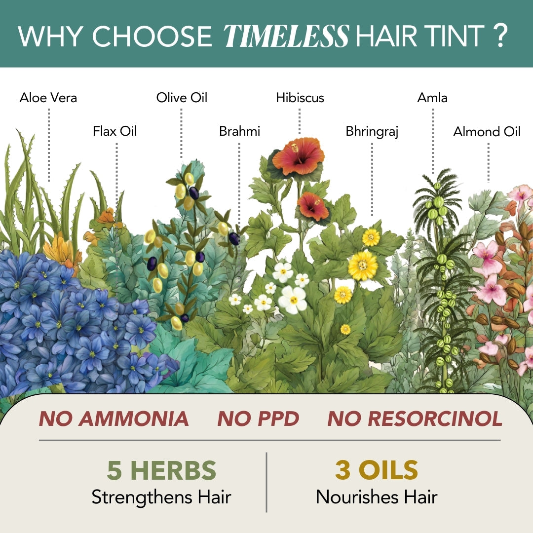 Paradyes Timeless Hair Tint Hair Color - Free of PPD, Ammonia & Resorcinol