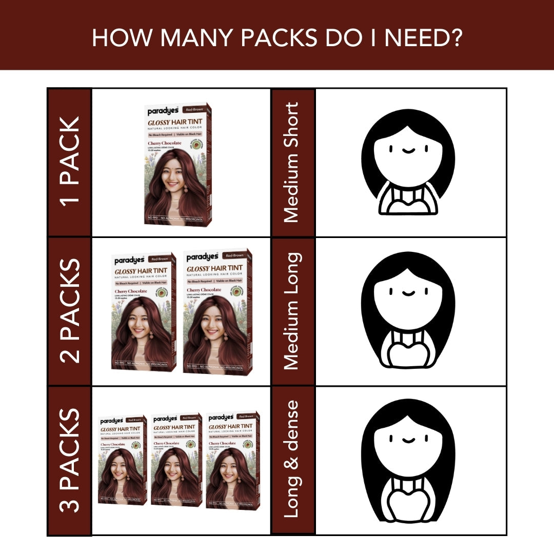 Paradyes No Bleach Glossy Hair Tint Hair Color