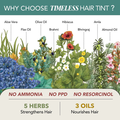 Paradyes Timeless Hair Tint Hair Color - Free of PPD, Ammonia & Resorcinol