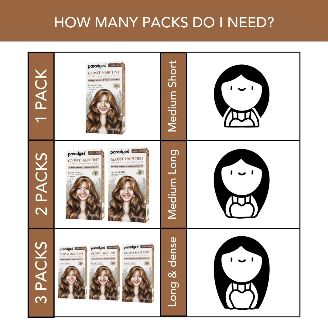 Paradyes No Bleach Glossy Hair Tint Hair Color