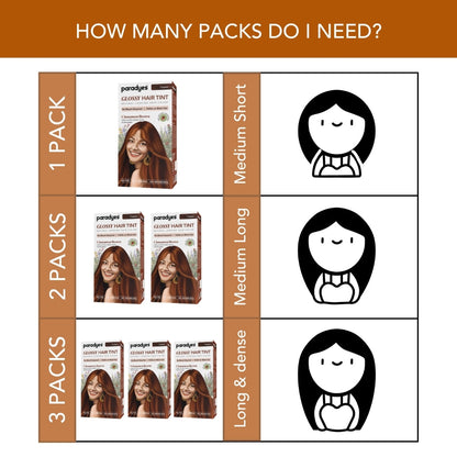Paradyes No Bleach Glossy Hair Tint Hair Color