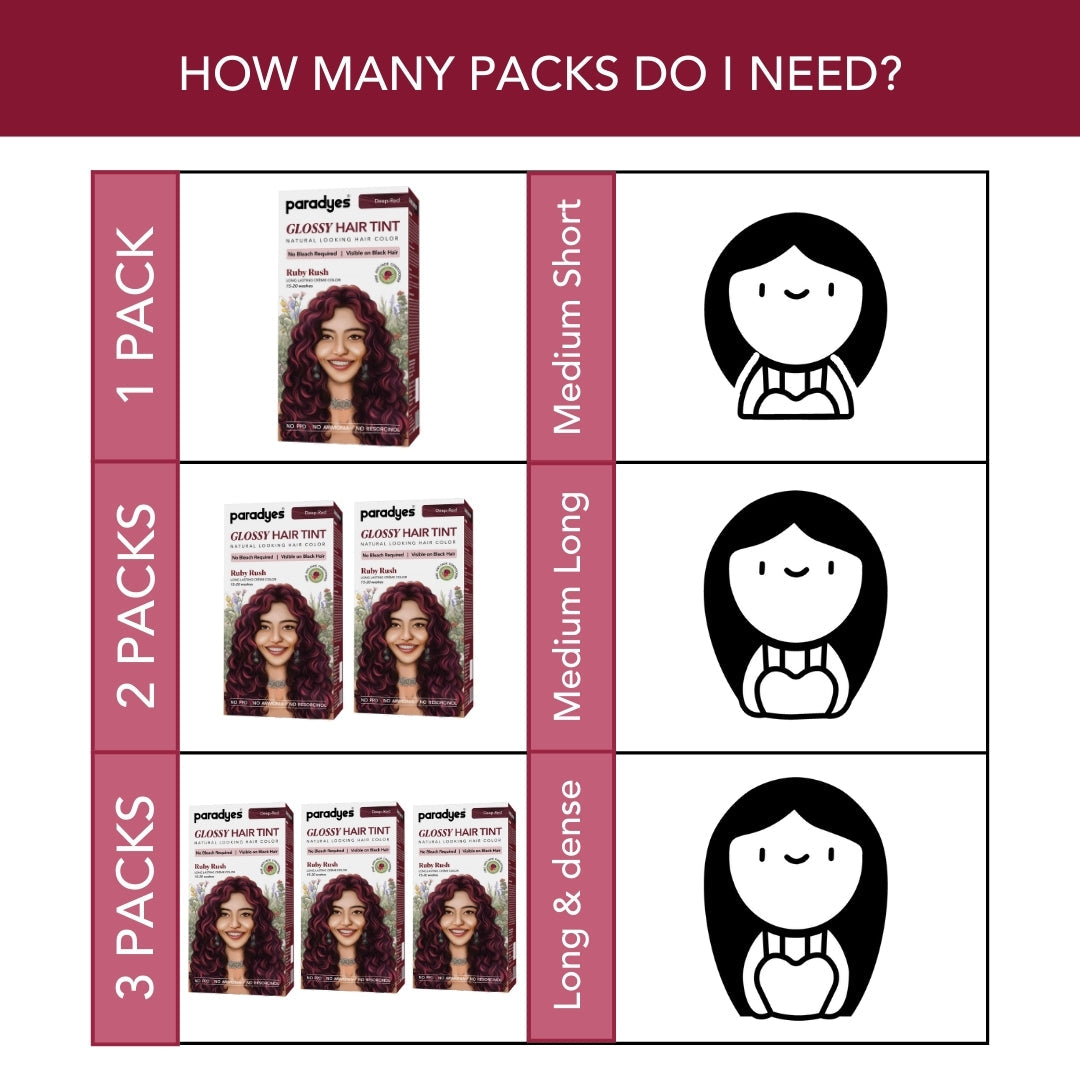 Paradyes No Bleach Glossy Hair Tint Hair Color