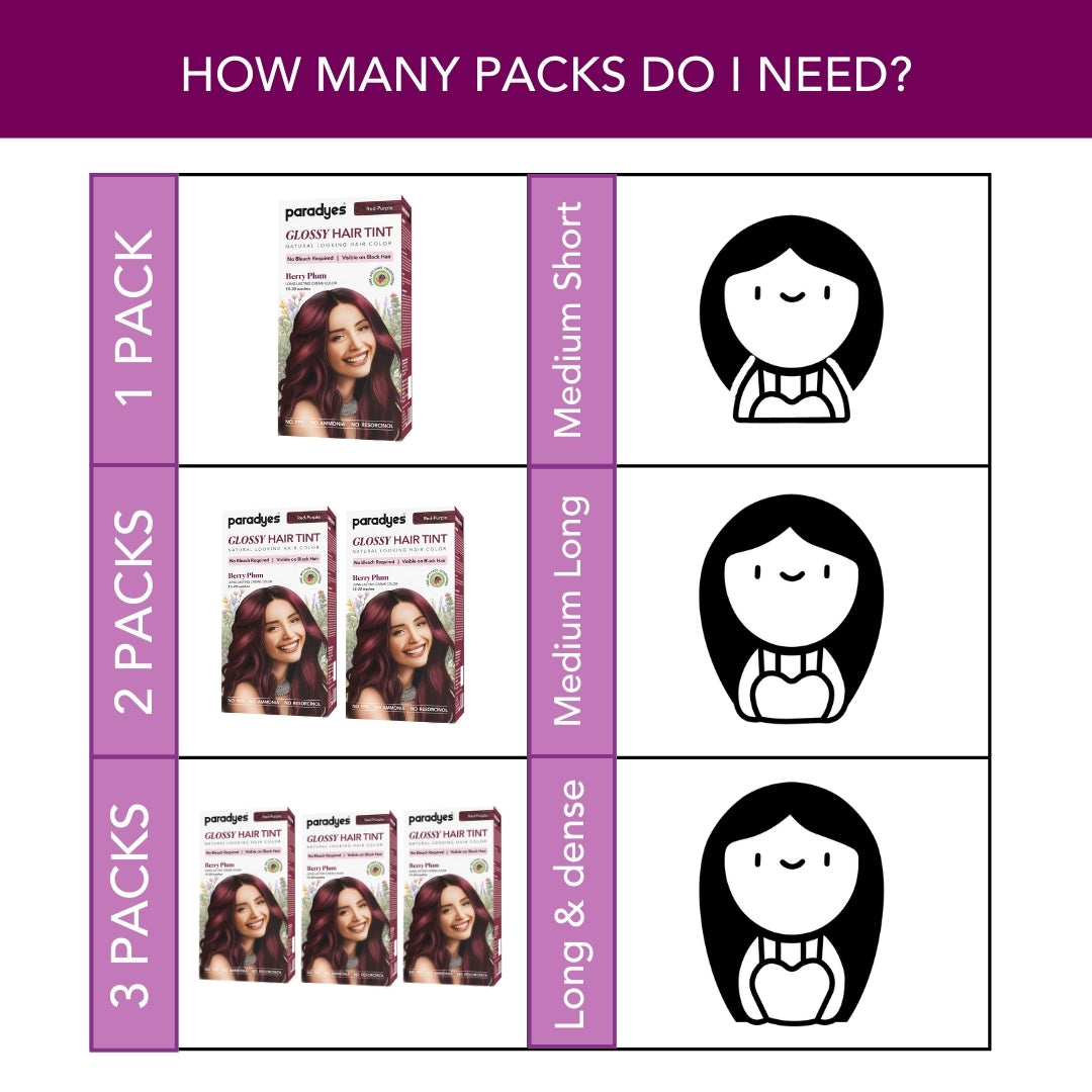 Paradyes No Bleach Glossy Hair Tint Hair Color