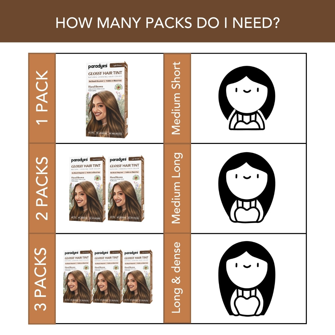 Paradyes No Bleach Glossy Hair Tint Hair Color