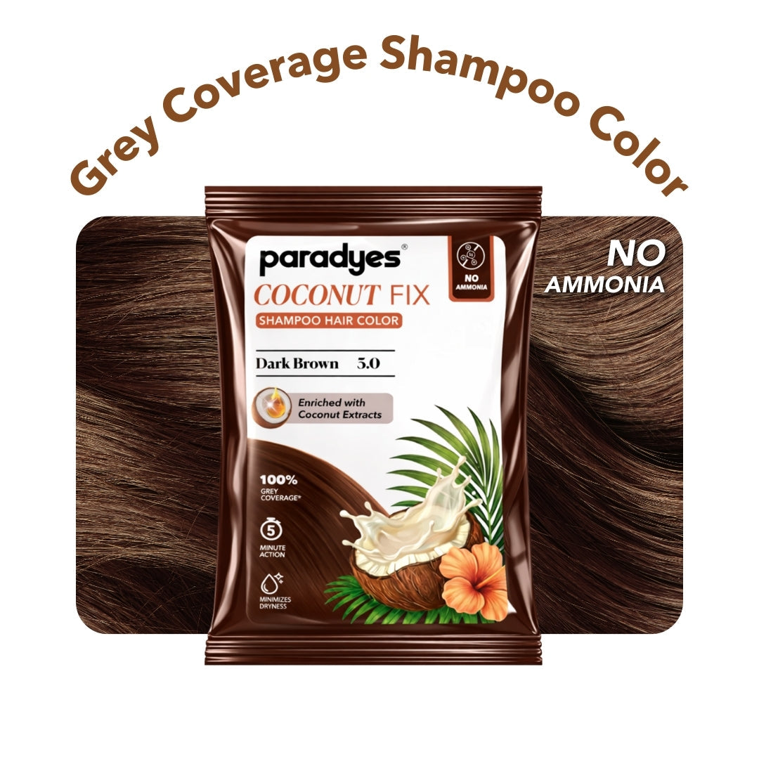Paradyes Quick Fix Shampoo Hair Color - Free of Ammonia