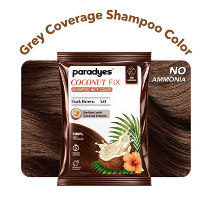 Paradyes Quick Fix Shampoo Hair Color - Free of Ammonia
