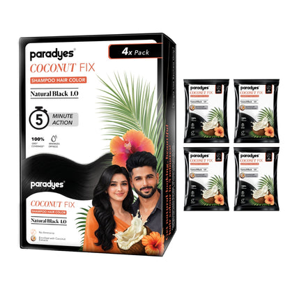 Paradyes Quick Fix Shampoo Hair Color - Free of Ammonia