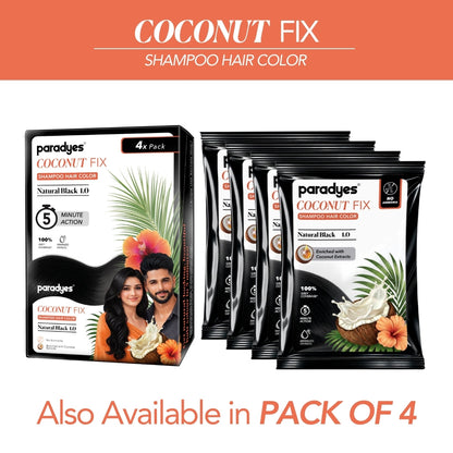 Paradyes Quick Fix Shampoo Hair Color - Free of Ammonia