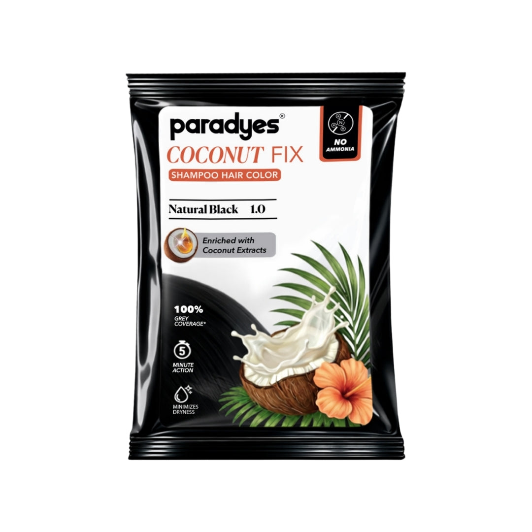 Paradyes Quick Fix Shampoo Hair Color - Free of Ammonia