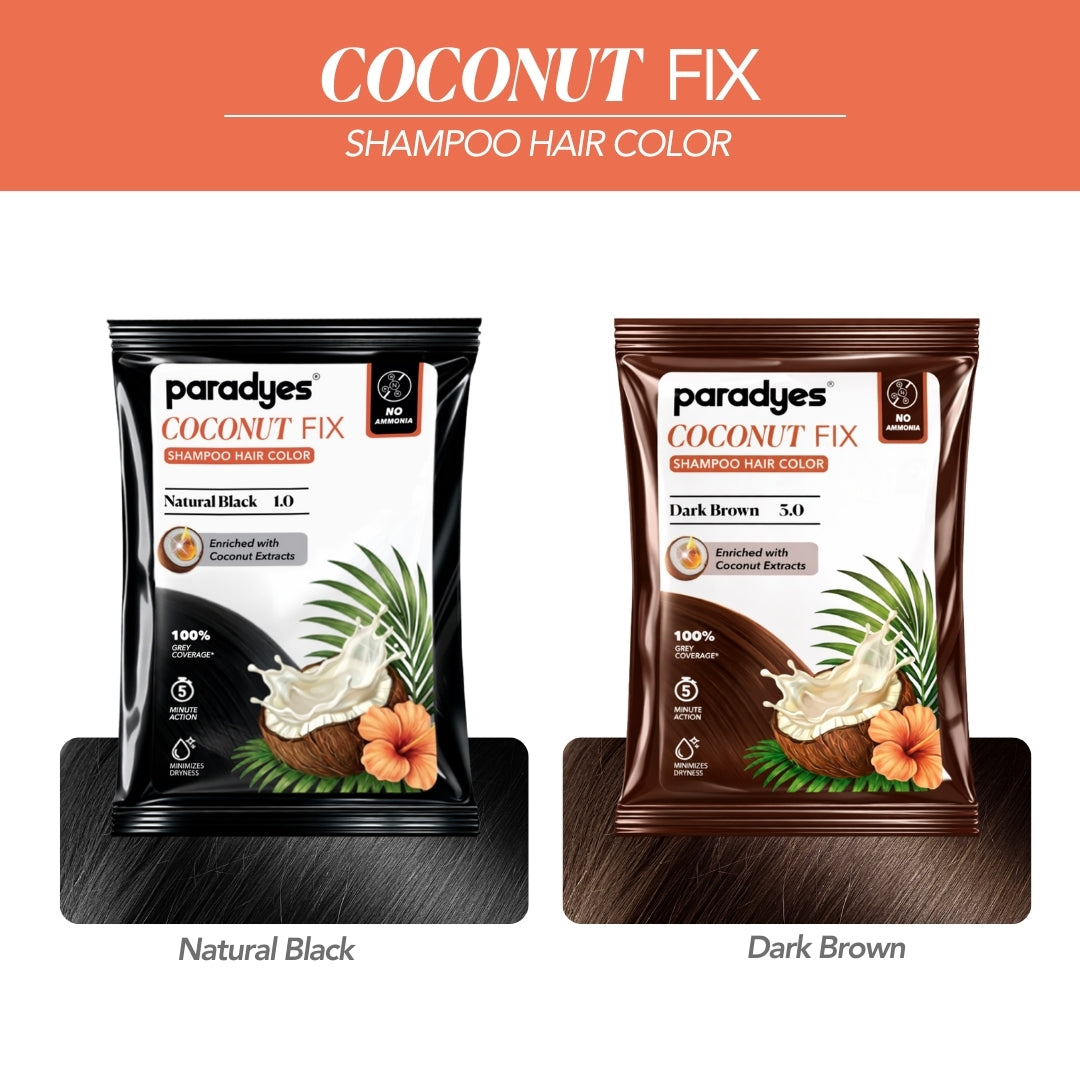 Paradyes Quick Fix Shampoo Hair Color - Free of Ammonia
