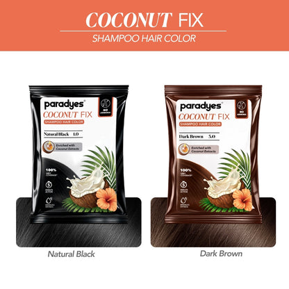 Paradyes Quick Fix Shampoo Hair Color - Free of Ammonia