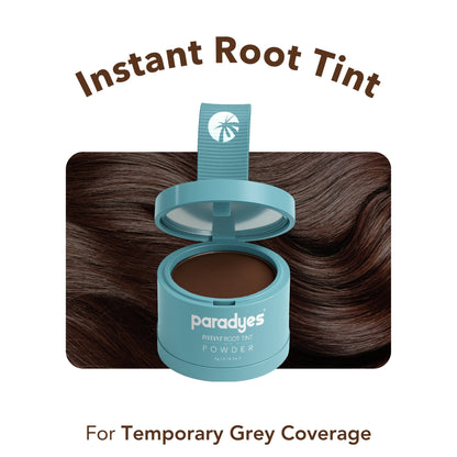 Paradyes Instant Root Hair Tint Hair Color - Free of PPD, Ammonia & Resorcinol